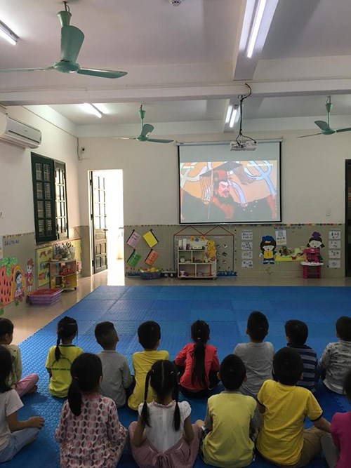 Tết Hàn Thực của các bạn nhỏ lớp mẫu giáo lớn A6 tại ngôi trường mầm non Phúc Đồng. 